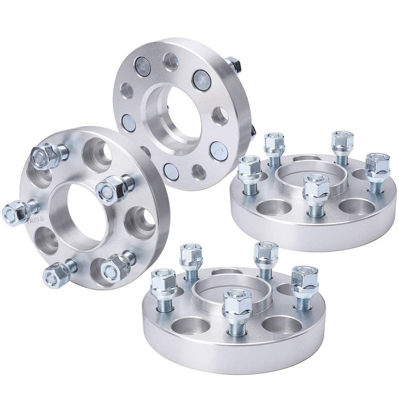 MAYASAF Hubcentric Wheel Spacers [1" THICK, 2 PACK, 5 Lugs] for Nissan Altima/Maxima/Murano/Rogue/Sentra, for Infiniti FX35(45/50)/G35(37)/I30(35)/Q45(50/60/70)/QX56(60/70), 5x4.5 Bolt Pattern - Image 1